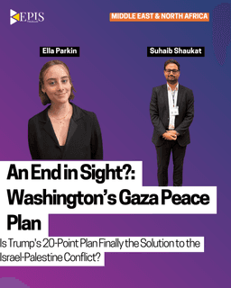 An End in Sight?: Washington’s Gaza Peace Plan