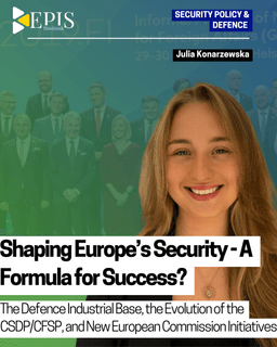 Shaping Europe’s Security – A Formula for Success?