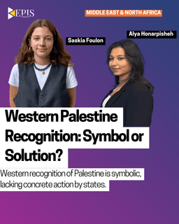 Western Palestine Recognition: Symbol or Solution?