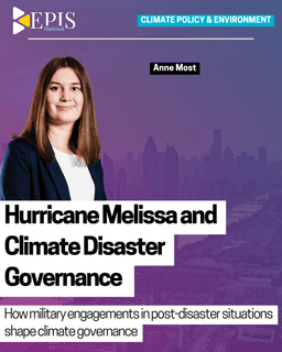 Hurricane Melissa and Climate Disaster Governance