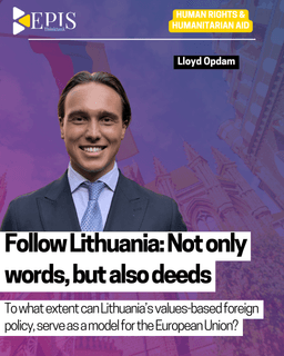 Follow Lithuania: Not only words, but also deeds