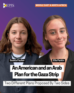 An American and an Arab Plan for the Gaza Strip