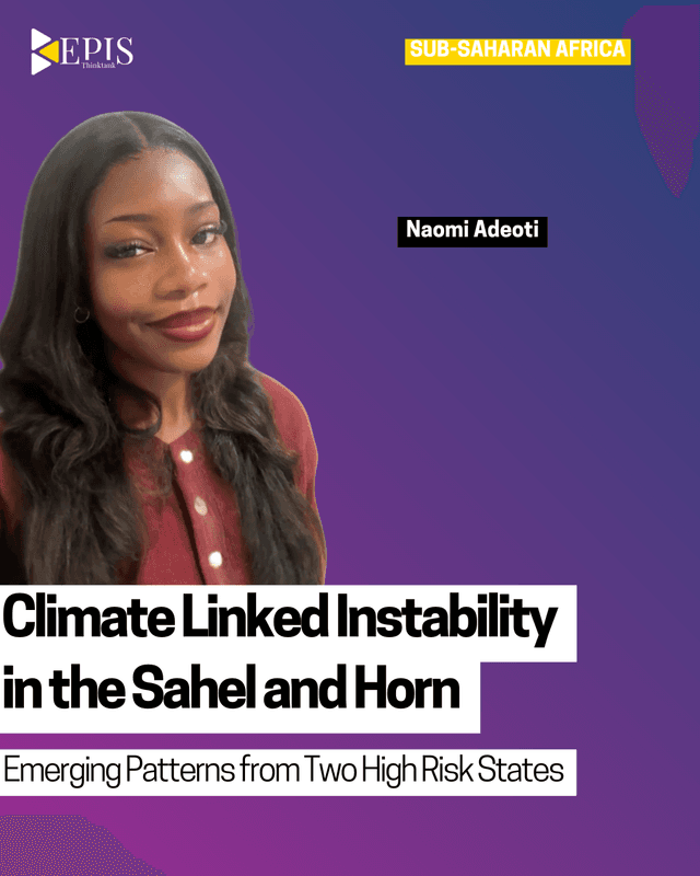 Climate Linked Instability in the Sahel and Horn