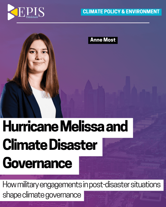 Hurricane Melissa and Climate Disaster Governance